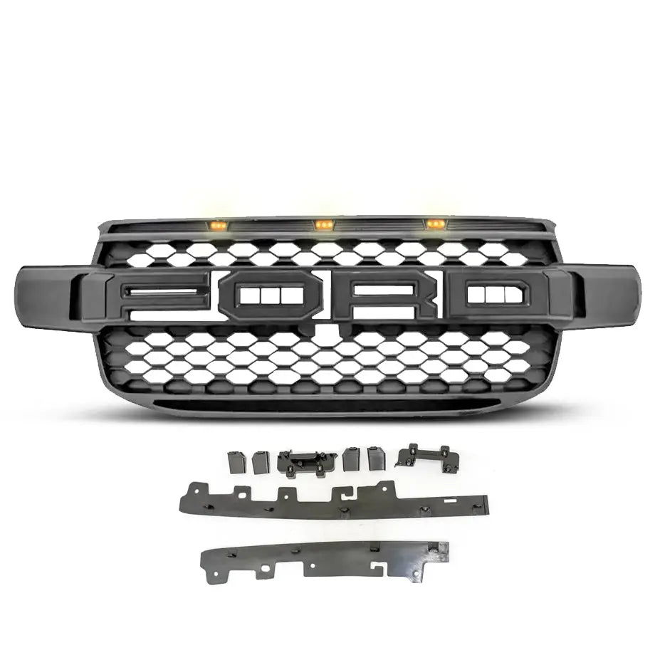 2022+ Ford Everest Next-Gen ROBUST Grill - AFTERMARKET - LED - RAPTOR STYLE