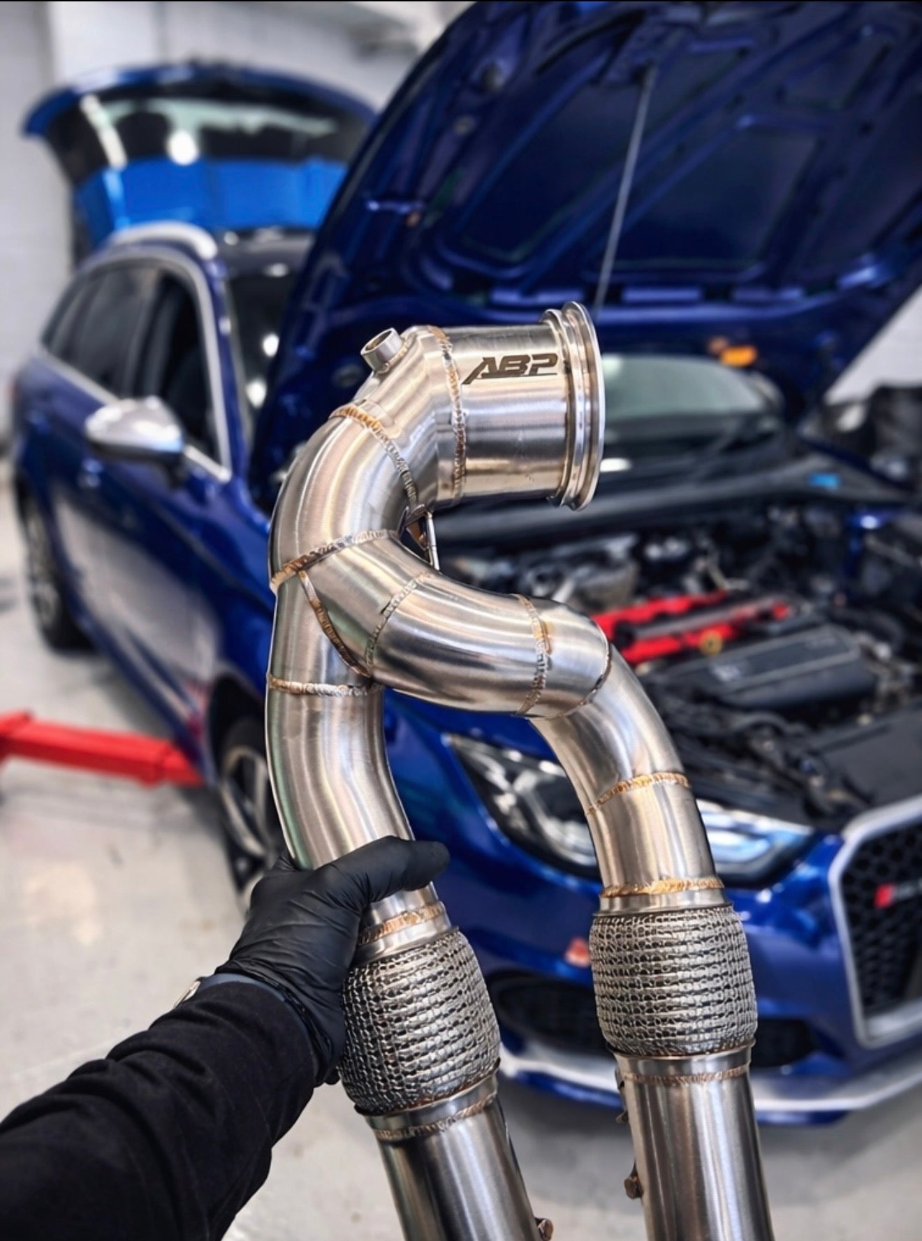 AUDI RS3 8V PREFACELIFT ABP DOWNPIPE (2015–2017) – HIGH PERFORMANCE