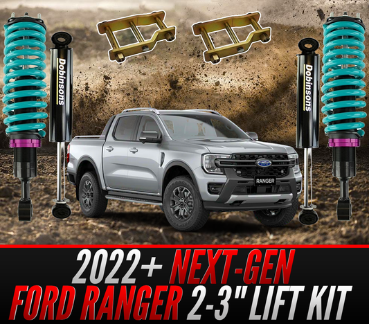 Ford Ranger Next-Gen (2022+) – Dobinsons IMS Monotube Quick Easy Lift Kit 2-3" – Preassembled Struts