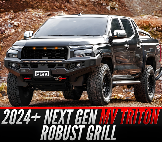 2024+ Mitsubishi Triton MV L200 ROBUST Grill - AFTERMARKET - AMBER LED