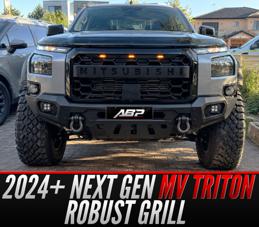 2024+ Mitsubishi Triton MV L200 ROBUST Grill - AFTERMARKET - AMBER LED